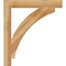Ekena Millwork Thorton Block Rough Sawn Bracket, Western Red Cedar, 4"W x 32"D x 36"H BKT04X32X36THR05RWR - alternate 3